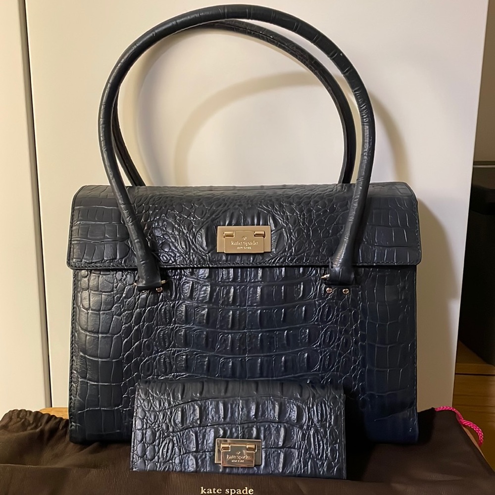 Kate Spade Navy Blue Tote
